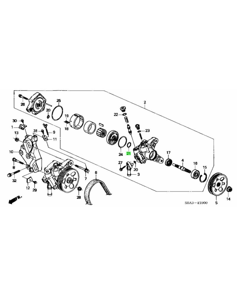 HONDA OEM O-RING 23. 8 X2.4 - 91346-PLA-003 : KYP PERFORMANCE HOUSE