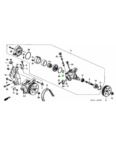 HONDA OEM O-RING 23. 8 X2.4 - 91346-PLA-003 : KYP PERFORMANCE HOUSE