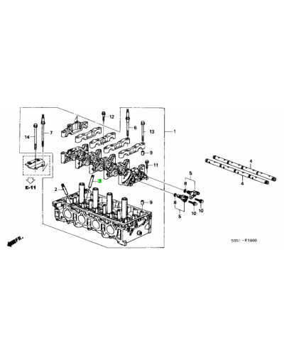 HONDA OEM Exhaust valve - 12205-PNA-305 : KYP PERFORMANCE HOUSE