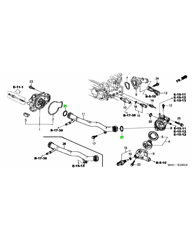 HONDA OEM O-RING 37.2 X 4.25 - 91314-PR7-A00 : KYP PERFORMANCE HOUSE