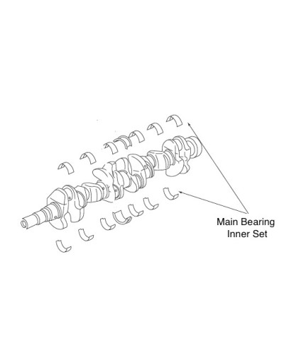 NISMO MAIN BEARING INNER SET FOR NISSAN SKYLINE GT-R R32 R33 R34 RB26DETT RB25 : KYP PERFORMANCE HOUSE