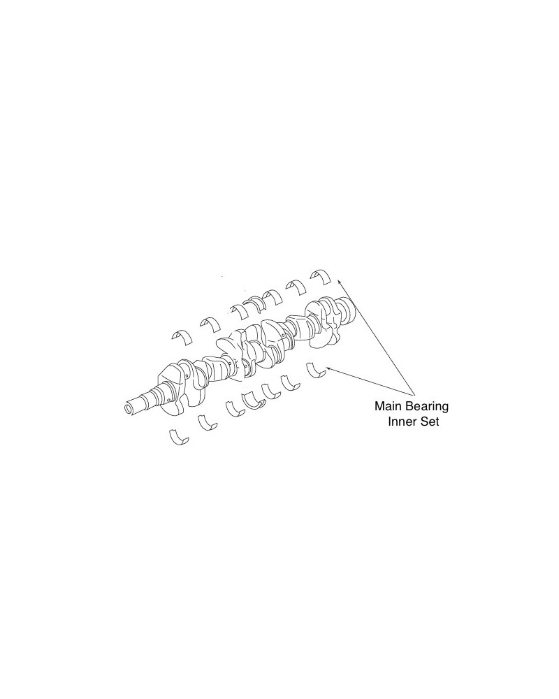 NISMO MAIN BEARING INNER SET FOR NISSAN SKYLINE GT-R R32 R33 R34 RB26DETT RB25 : KYP PERFORMANCE HOUSE