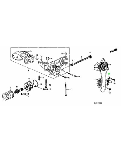 HONDA OEM K20 RRC OIL PUMP CHAIN TENSIONER : KYP PERFORMANCE HOUSE