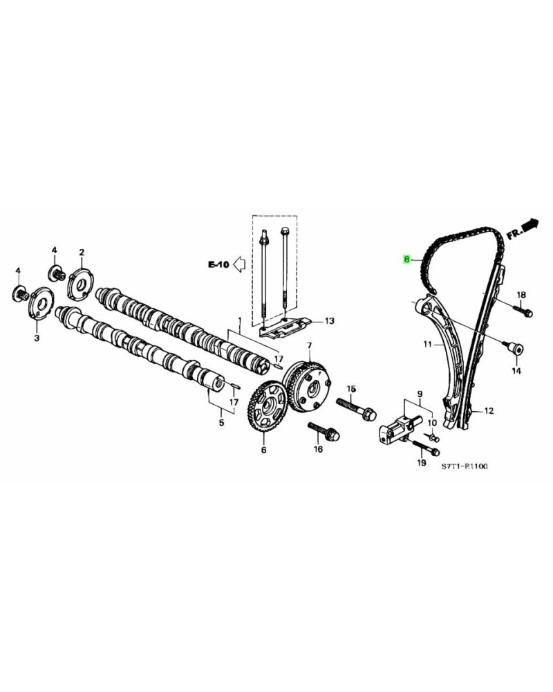 HONDA OEM K24 TIMING CHAIN CL9 : KYP PERFORMANCE HOUSE