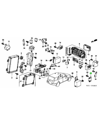 HONDA OEM POWER RELAY ASSEMBLY : KYP PERFORMANCE HOUSE