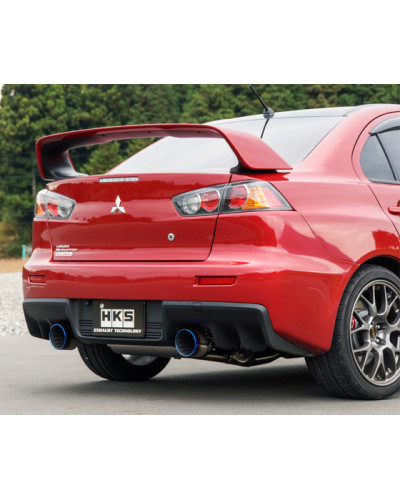 HKS Super Turbo Muffler EXHAUST For MITSUBISHI LANCER EVOLUTION CZ4A X 4B11 TURBO : KYP PERFORMANCE HOUSE