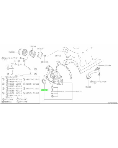 NISSAN OEM OIL CRANKSHAFT FRONT SEAL - 13510-19V00 : KYP PERFORMANCE HOUSE