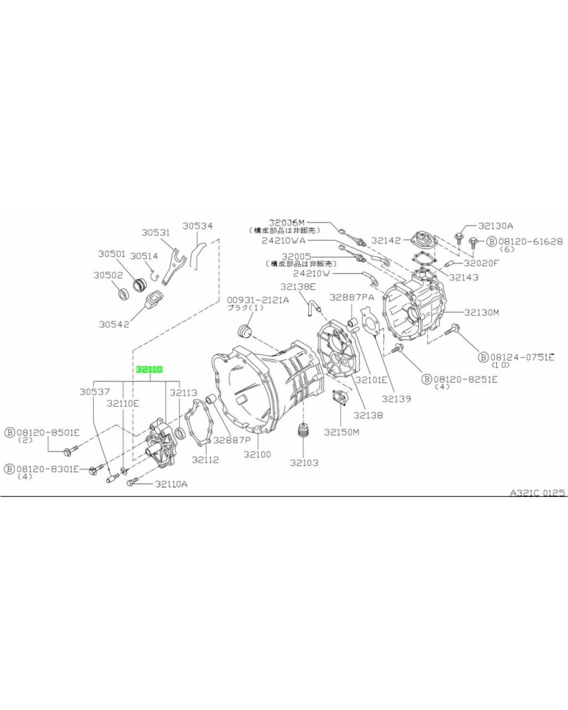 NISSAN OEM FRONT COVER ASSEMBLY - 32110-05U11 : KYP PERFORMANCE HOUSE