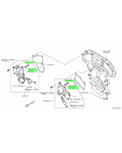 NISSAN OEM CAMSHAFT SEAL-OIL - 13042-3HD0A : KYP PERFORMANCE HOUSE