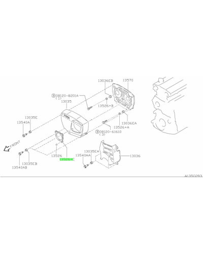 NISSAN OEM GROMMET COLLAR - 13568-05U00 : KYP PERFORMANCE HOUSE