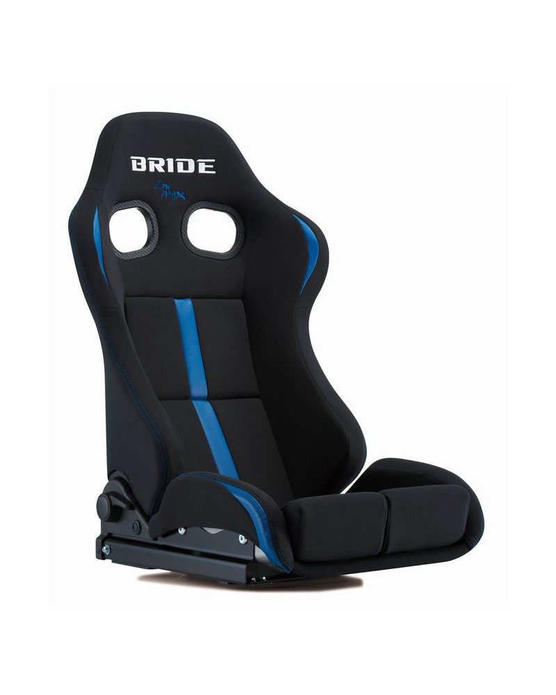 BRIDE STRADIA III REIMS BLACK & BLUE FRP SILVER SHELL STANDARD CUSHION FOR G71CNF : KYP PERFORMANCE HOUSE