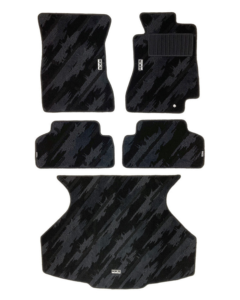 HKS FLOOR AND LUGGAGE MATS OCT RHD SET OF 5 FOR TOYOTA SUPRA JZA80 53001-AT024 : KYP PERFORMANCE HOUSE