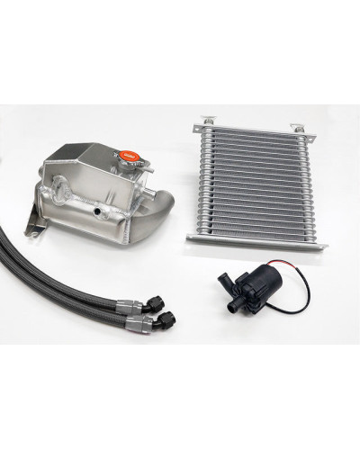 HKS WATER-COOLED INTERCOOLER KIT BLACK X SILVER FOR HONDA S660 JW5 S07A(TURBO) 13001-AH103 : KYP PERFORMANCE HOUSE