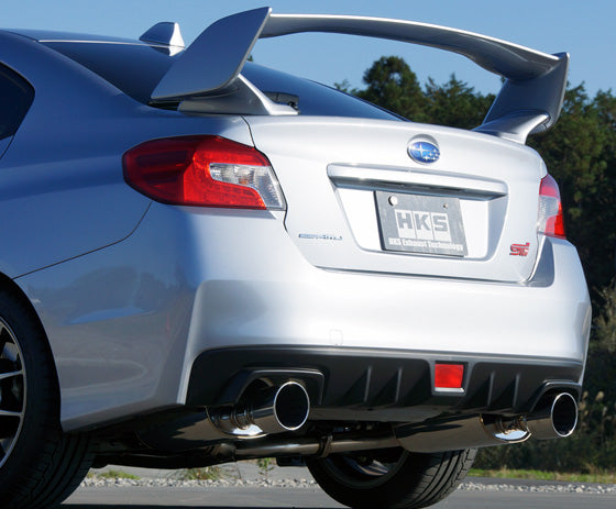 HKS Super Turbo Muffler EXHAUST For SUBARU WRX STI VAB EJ20 TURBO 31029-AF011