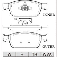 DIXCEL Front Brake Pads – Ford Focus ST (LW / LZ)