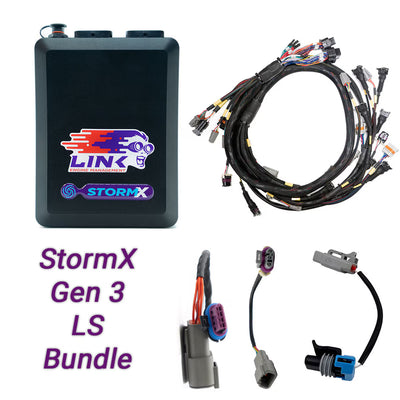 LINK Gen3 LS Cable Throttle Bundle: G4X StormX ECU + LS Engine Harness bundle