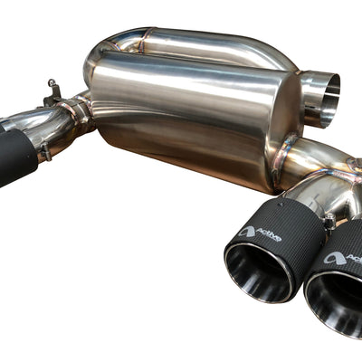 Active Autowerke M3/M4 Signature Valved Full Exhaust System - brush tips – 2014+ M3 / M4