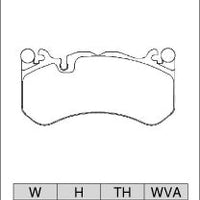 DIXCEL Front Brake Pads – Mercedes-AMG C63 (W204) / C63 S (W205) / E63 S (W213)