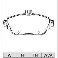 Dixcel Front Brake Pads – Mercedes-Benz A250 Sport / A250 4MATIC (W176)