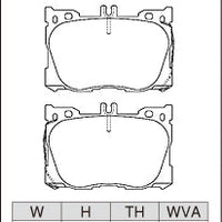 Dixcel Front Brake Pads – Mercedes-Benz GLC200 / GLC220d / GLC300 / GLC350e / GLC43 (X253)