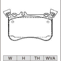 DIXCEL Front Brake Pads – Mercedes-AMG A45 (W176) / CLA45 (C117) / GLA45 (X156)