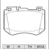 DIXCEL Front Brake Pads - Mercedes-Benz C-Class (W205/C205/A205/S205) / E-Class (W213) / GLC (X253) - AMG Performance Brake