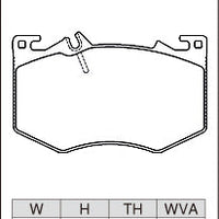 DIXCEL Front Brake Pads – Mercedes-AMG A35 (W177/V177) / CLA35 (C118) / GLA35 (H247) / GLB35 (X247)