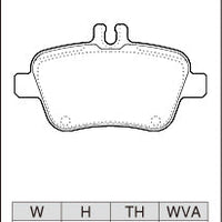 Dixcel Rear Brake Pads – Mercedes-Benz A250 Sport / A250 4MATIC (W176)