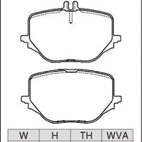 Dixcel Rear Brake Pads – Mercedes-Benz GLC350e / GLC43 (X254)