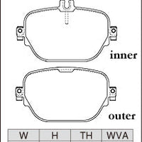 Dixcel Rear Brake Pads – Mercedes-AMG E-Class / CLS / GLC / EQC (W213, C257, X253, N293)