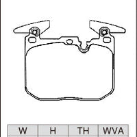 DIXCEL Front Brake Pads – BMW M2 (F87) / M3 (F80) / M4 (F82)