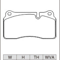 DIXCEL Rear Brake Pads – BMW M2 (F87) / M3 (F80) / M4 (F82) – 2NH