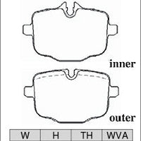 DIXCEL Rear Brake Pads – BMW M2 (G87) / M3 (G80) / M4 (G82)