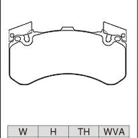 DIXCEL Front Brake Pads – Audi S6 (C7/C7.5) / S7 (C7/C7.5) / S8 (D4)