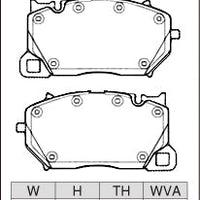 DIXCEL Front Brake Pads - Audi RS6 (C8) / RS7 (C8) / Porsche Cayenne/Cayenne Coupe (9YA/9YB)