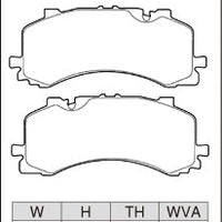 DIXCEL Front Brake Pads – Audi S6 (C8) S7 (C8) S8 (D5) SQ7 (4M) SQ8/RSQ8 (4MN)