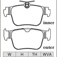 DIXCEL Rear Brake Pads – VW Golf GTI / R (Mk8) / Audi S3 (8Y)