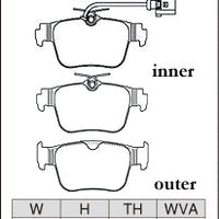 DIXCEL Rear Brake Pads – Audi RS3 (8Y)