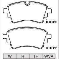 DIXCEL Rear Brake Pads – Audi SQ5 (FY) / SQ7 (4M) / VW Touareg (CR7/RC8)