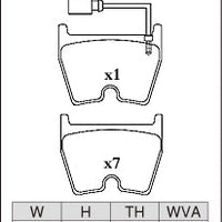 DIXCEL Front Brake Pads – Audi RS3 (8V) / Audi RS Q3 (8U) / Audi TT RS (8S)