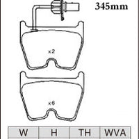 DIXCEL Front Brake Pads - Audi R8 (42) / RS4 (B7/B8) / RS5 (8T/8F) / RS6 (C5) / Lamborghini Gallardo / Huracan (724)
