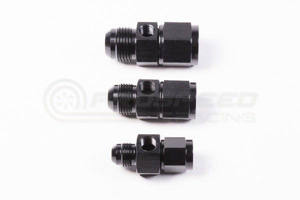 Radium AN Male to Female Fitting w/Inline 1/8
