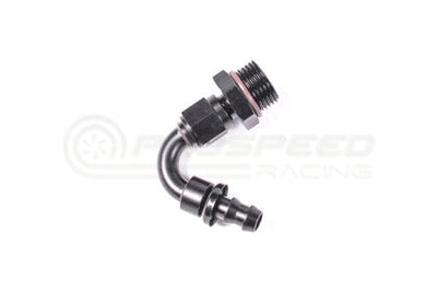 Radium 10AN ORB to 3/8" PushLok 120 Degree Hose End 2 Piece Adaptor