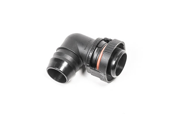 Radium V2 Quick Connect Fitting 19mm Male to 90deg 3/4in Barb