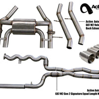 Active Autowerke G87 M2 Exhaust Bundle Equal Length (Non Resonated)