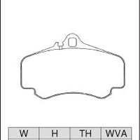 DIXCEL Front Brake Pads – Porsche 911 (996) Carrera 4S / Turbo / GT3