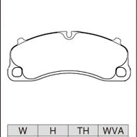DIXCEL Front Brake Pads – Porsche 911 GT3 / RS (991/992) / 718 GT4 RS / Cayman / Boxster GTS (982)
