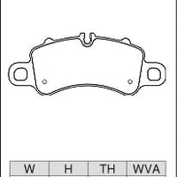 DIXCEL Front Brake Pads – Porsche 911 (991.2 / 992), Porsche 718 Boxster, Porsche 718 Cayman (982)