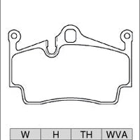DIXCEL Rear Brake Pads – Porsche 718 Boxster/Cayman T/S/GTS (982) Boxster/Cayman S/GTS (981) Boxster/Cayman S/R/Spyder (987)