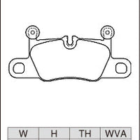 Dixcel Rear Brake Pads – Porsche 911 (991.2 / 992), Cayenne, Taycan
